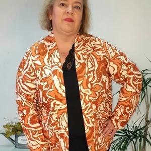 Chaqueta acolchada Ocre