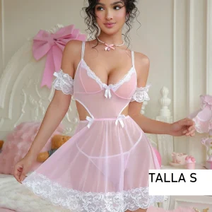 Badydoll mucama en rosa 170904
