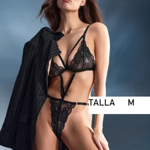 Body en encaje negro 090717