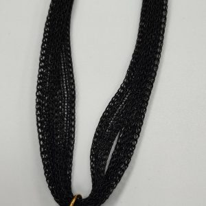 Collar Cruz de Cristal blanco