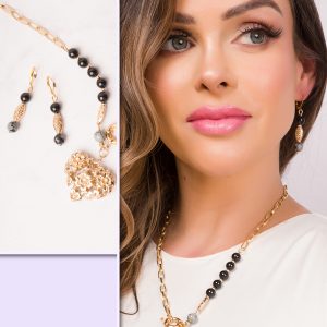 67173 Collar mas aretes