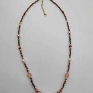 Collar piedras naturales