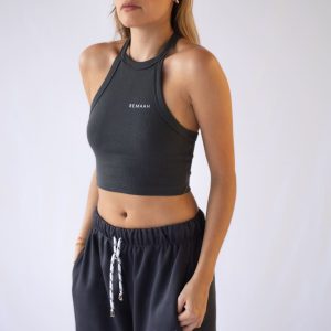 Top & Jogger – GRIS OSCURO