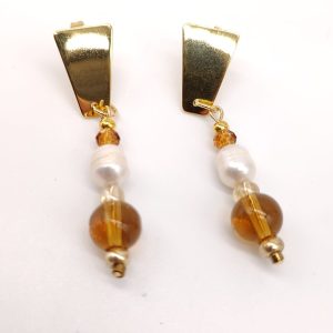 Pendientes piedras naturales