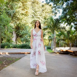 Vestido asillas flores