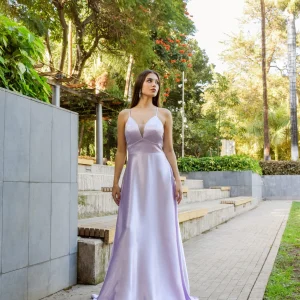 Vestido Asillas Satén