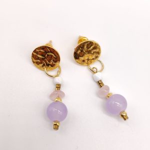 Pendientes piedras naturales