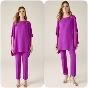 Conjunto blusón y pantalon