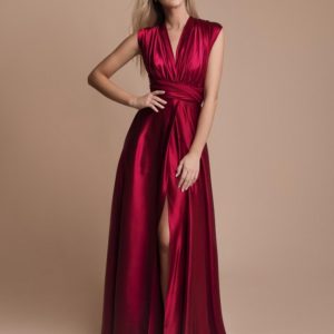 Vestido multiposición Maceió granate