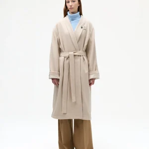Abrigo oversize lana