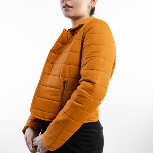 CHAQUETA MUJER CORTA ALANI MOSTAZA