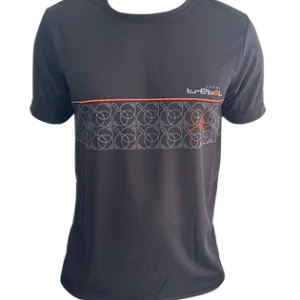 Camiseta Dealer negra/naranja