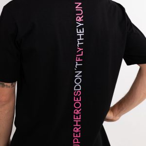 Camiseta Regular Line Superheroes Run Hombre