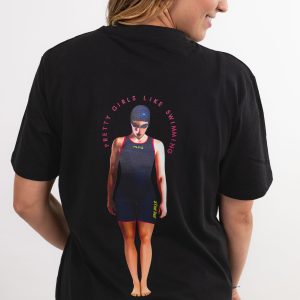 Camiseta Regular Pretty Girls Swim Mujer