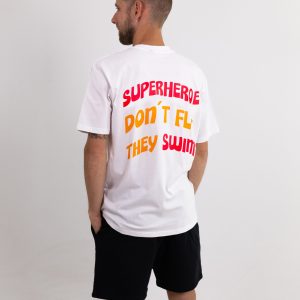 Camiseta Regular Superheroes Swim Hombre