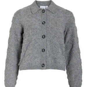 Chaqueta Viaery Collar gris VILA