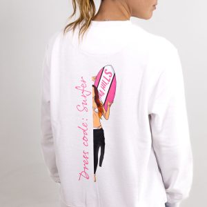 Crewneck Regular Dress Code Surf Mujer