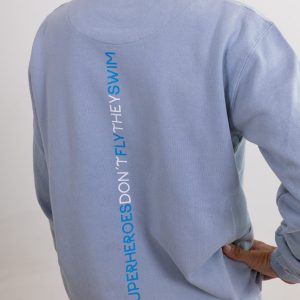 Crewneck Regular Line Superheroes Swim Hombre