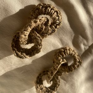 Crochet earrings INFINITE