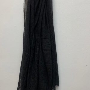 Foulard negro viscosa basic