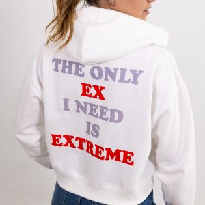 Hoodie Crop The Only Ex Mujer