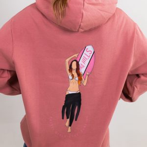 Hoodie Oversize Pretty Girls Like Surfing Mujer