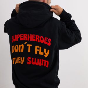 Hoodie Oversize Superheroes Swim Hombre