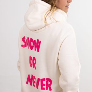 Hoodie Regular Snow Or Never Mujer