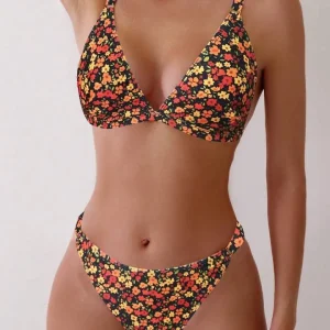 Traje de baño basico estampado