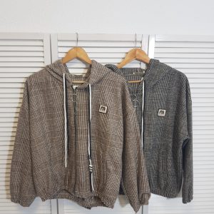 Cazadora Bomber cuadros