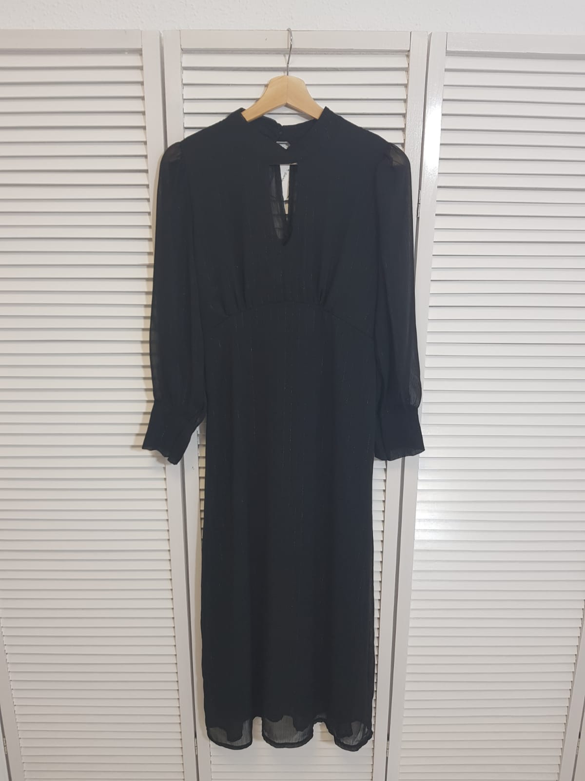 Vestido Gasa Negro - Imagen 2