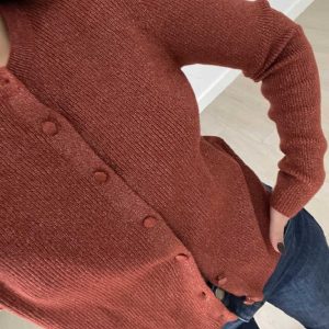 Cardigan lurex