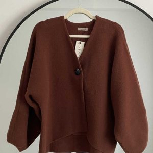 Cardigan efecto capa