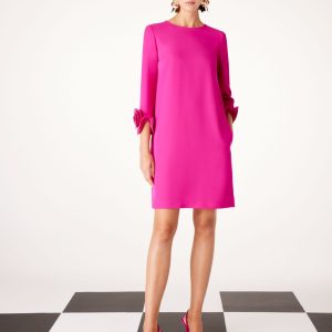 Vestido recto de flores