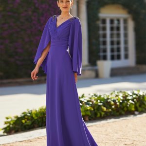 Vestido manga mariposa