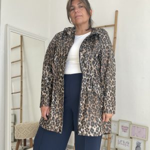 Parka Curvy print