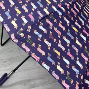Paraguas perro morado