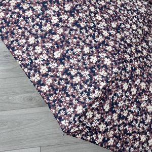 Paraguas flower burdeos