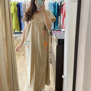 VESTIDO ANIMADO MARRÓN