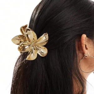 GANCHETA DE FLOR DORADA