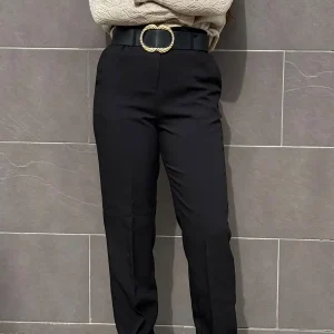 Pantalón cintura elástica tiro alto