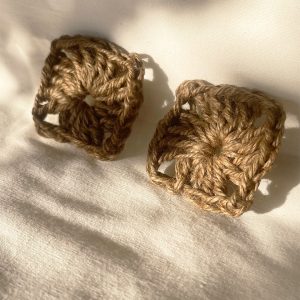 Crochet earrings PEPA