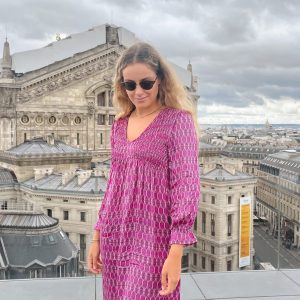 Vestido magenta Charme