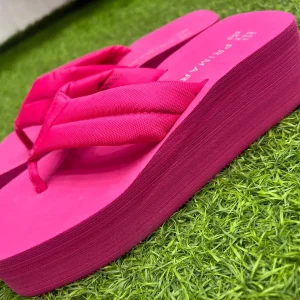Sandalias playeras fucsia