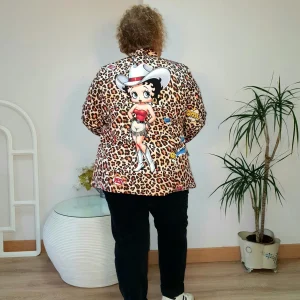 Blazer animal print Betty Boop