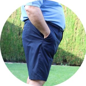 Bermudas Azul Marino