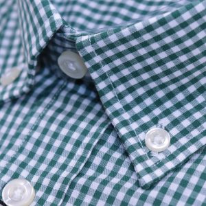 Camisa cuadro vichy verde