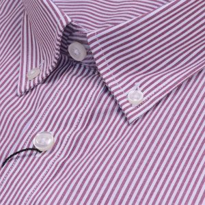 Camisa granate raya slim