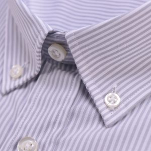 Camisa gris raya slim