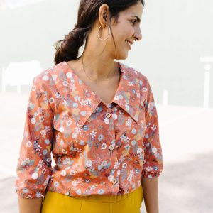 Blusa mujer retro